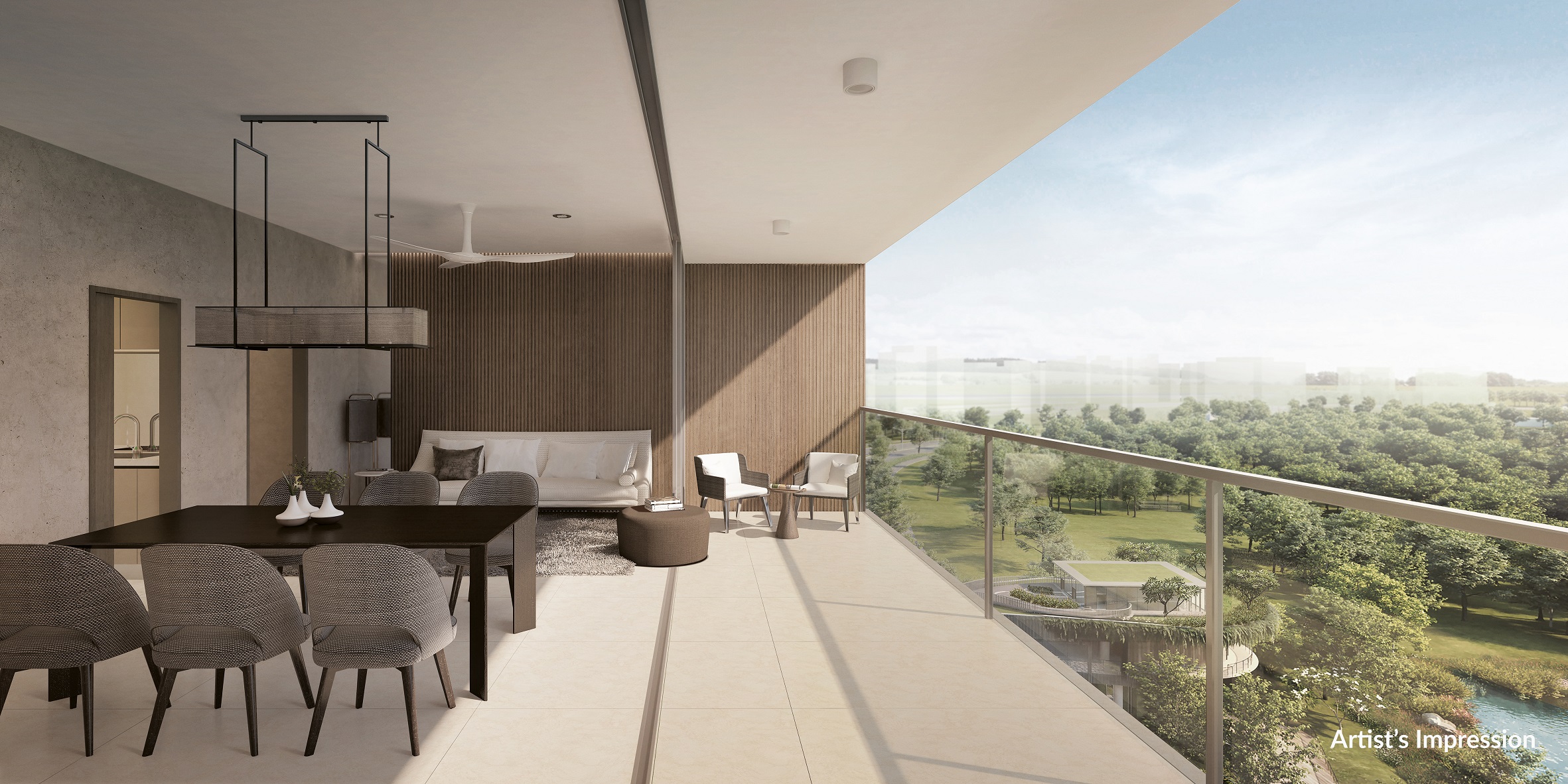 The Woodleigh Residences balconey-view